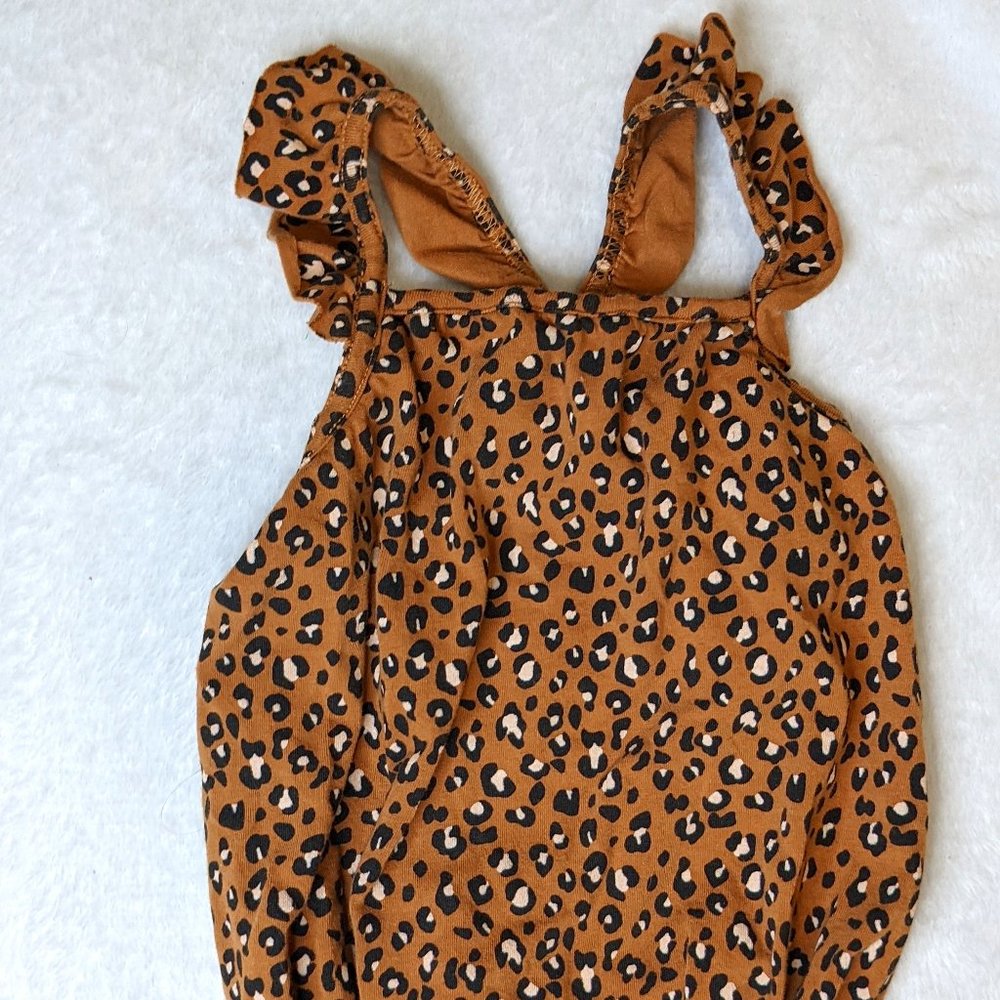 Rylee and Cru Leopard Bubble Romper